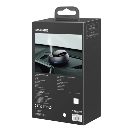 Kup Odorizant auto Baseus + 2 rezerve (Frezia + Busuioc cu mandarină) + cablu USB-C 1m negru - BSU3590 - {ean13} - Sklep Home Screen