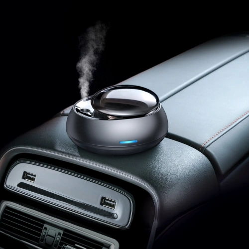 Buy Baseus car air freshener with atomizer black + 2 cartridges (Freesia + Basil with Mandarin) + USB-C charging cable 1m - BSU3590 - {ean13} - Home Screen Store Europe