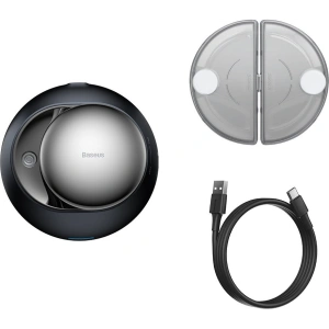 Kup Odorizant auto Baseus + 2 rezerve (Frezia + Busuioc cu mandarină) + cablu USB-C 1m negru - BSU3590 - {ean13} - Sklep Home Screen