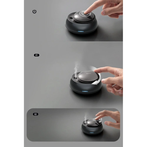 Kup Autós légfrissítő Baseus + 2 utántöltő (Frezia + Bazsalikomos mandarin) + 1m fekete USB-C kábel - BSU3590 - {ean13} - Sklep Home Screen