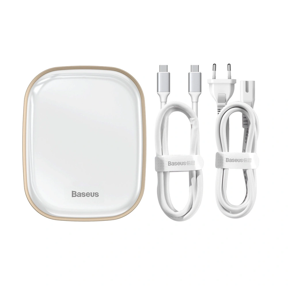 Hub Baseus 6in1 USB-C/czytnik kart pamięci/zewnętrzna karta sieciowa/USB 3.0/RJ45/HDMI/SD/micro SD PD 60W biały