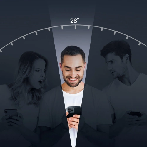 Kup Szkło prywatyzujące Baseus Apple iPhone 12 Pro Max Privacy z osłoną na głośnik + pozycjoner (case friendly) - BSU3592 - {ean13} - Sklep Home Screen