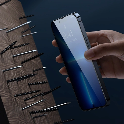 Kup Datenschutzglas Baseus für Apple iPhone 12 Pro Max mit Lautsprecherschutz + Positionierer (case friendly) - BSU3592 - {ean13} - Sklep Home Screen