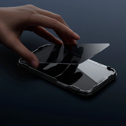 Kup Datenschutzglas Baseus für Apple iPhone 12 Pro Max mit Lautsprecherschutz + Positionierer (case friendly) - BSU3592 - {ean13} - Sklep Home Screen