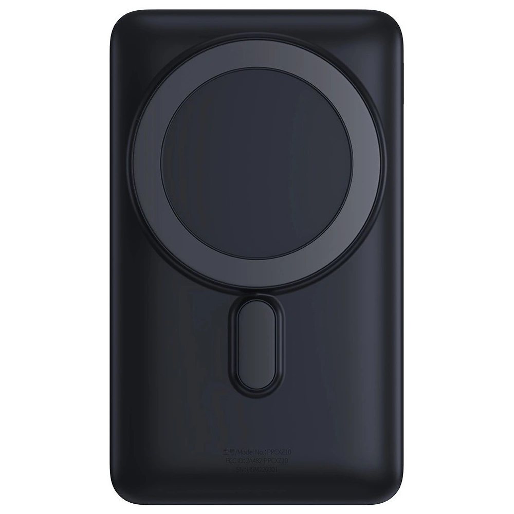 Powerbank Baseus Magnetic Bracket Wireless Charge MagSafe 10000mAh 20W granatowy + kabel USB-C Baseus Xiaobai Series 60W 0,5m