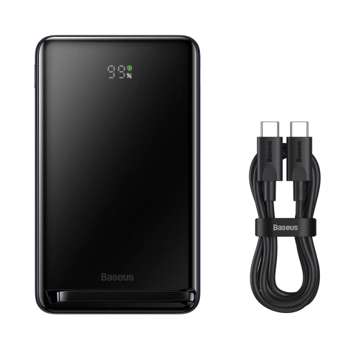 Kup Powerbank Baseus Magnetic tartó vezeték nélküli töltés MagSafe 10000mAh 20W sötétkék + USB-C kábel Baseus Xiaobai sorozat 60W 0,5m - BSU3593 - {ean13} - Sklep Home Screen