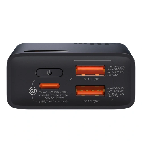 Kup Powerbank Baseus Adaman2 10000mAh 30W 2xUSB/1xUSB-C PD QC SCP fekete - BSU3596 - {ean13} - Sklep Home Screen