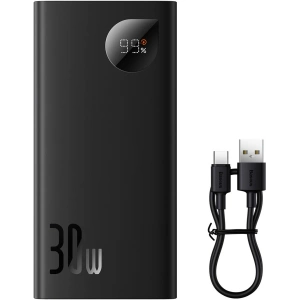 Powerbank Baseus Adaman2 10000mAh 30W 2xUSB/1xUSB-C PD QC SCP czarny