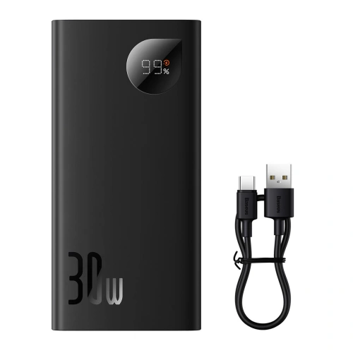 Kup Powerbank Baseus Adaman2 10000mAh 30W 2xUSB/1xUSB-C PD QC SCP schwarz - BSU3596 - {ean13} - Sklep Home Screen