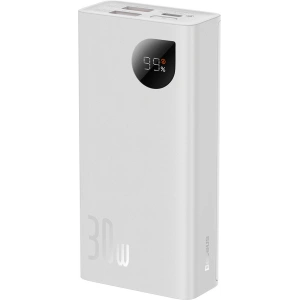 Powerbank Baseus Adaman2 10000mAh 30W 2xUSB/1xUSB-C PD QC SCP biały