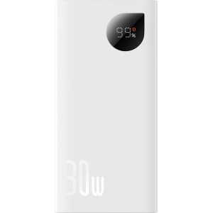 Powerbank Baseus Adaman2 10000mAh 30W 2xUSB/1xUSB-C PD QC SCP biały