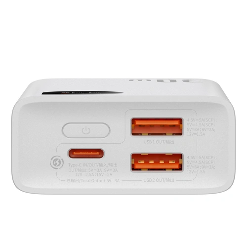 Kup Powerbank Baseus Adaman2 10000mAh 30W 2xUSB/1xUSB-C PD QC SCP bílý - BSU3597 - {ean13} - Sklep Home Screen