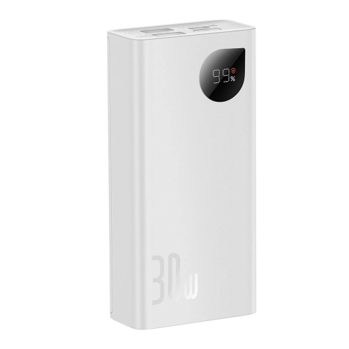 Kup Powerbank Baseus Adaman2 10000mAh 30W 2xUSB/1xUSB-C PD QC SCP biały - BSU3597 - {ean13} - Sklep Home Screen