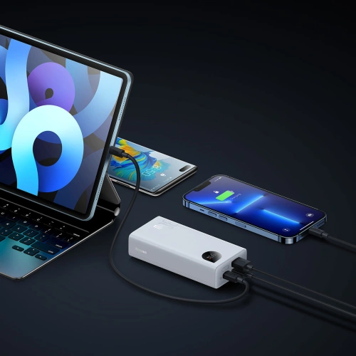 Kup Powerbank Baseus Adaman2 10000mAh 30W 2xUSB/1xUSB-C PD QC SCP bílý - BSU3597 - {ean13} - Sklep Home Screen