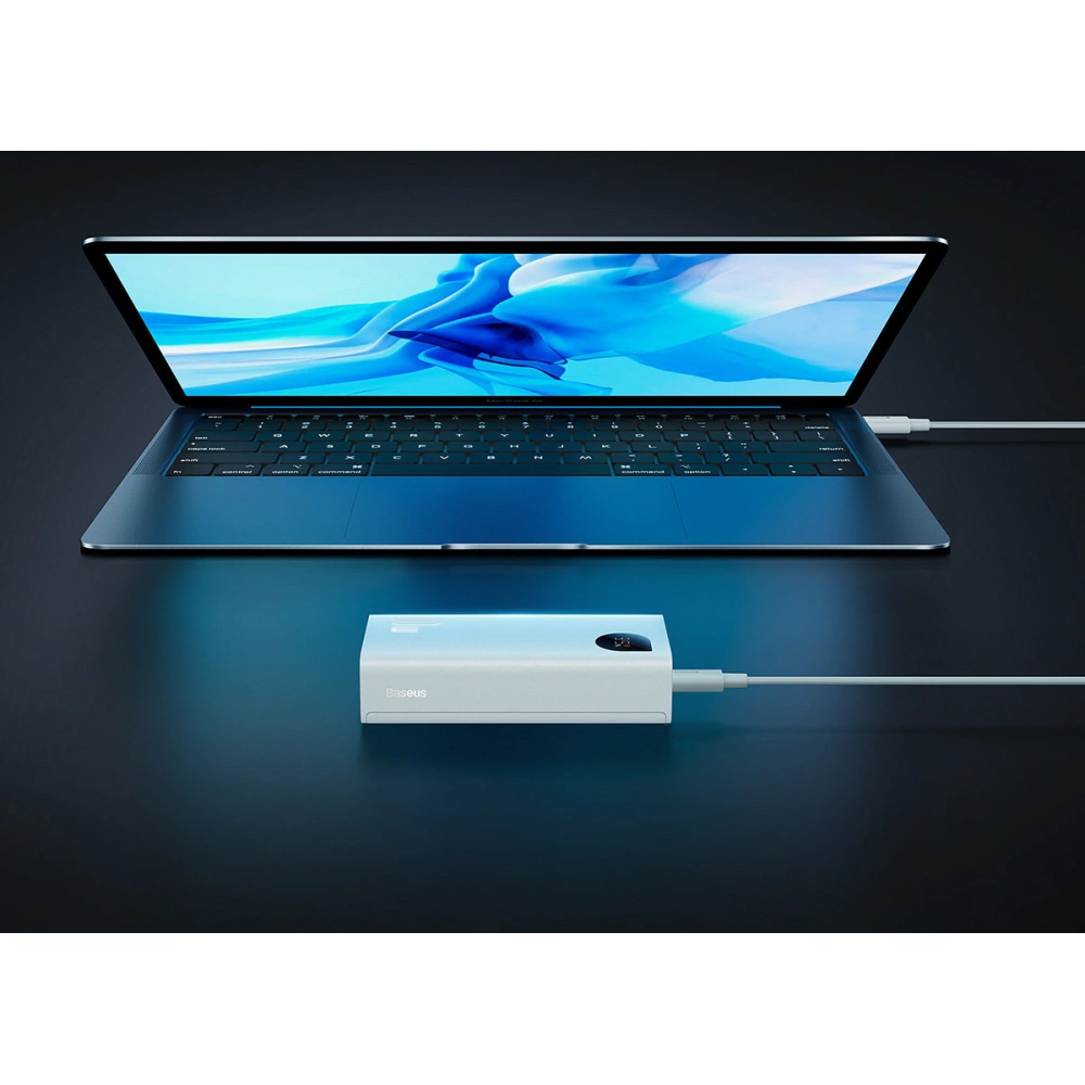 Powerbank Baseus Adaman2 10000mAh 30W 2xUSB/1xUSB-C PD QC SCP biały
