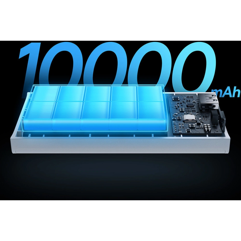 Powerbank Baseus Adaman2 10000mAh 30W 2xUSB/1xUSB-C PD QC SCP biały