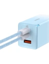 Kup GaN-Netzteil Baseus 2xUSB-C/USB 65W QC PD blau + USB-C-Kabel 100W 1m blau - BSU3598 - {ean13} - Sklep Home Screen