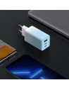 Kup GaN-Netzteil Baseus 2xUSB-C/USB 65W QC PD blau + USB-C-Kabel 100W 1m blau - BSU3598 - {ean13} - Sklep Home Screen