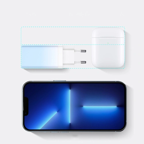 Kup GaN-Netzteil Baseus 2xUSB-C/USB 65W QC PD blau + USB-C-Kabel 100W 1m blau - BSU3598 - {ean13} - Sklep Home Screen
