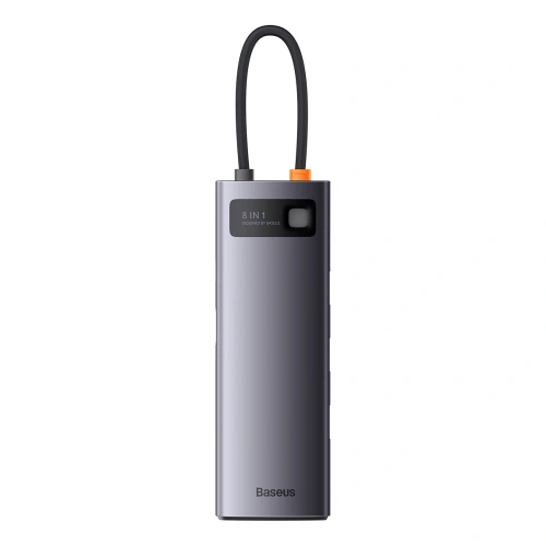 Kup Hub Baseus Metal Gleam Series 8in1 USB-C - HDMI/3xUSB 3.2 Gen. 1/Power Delivery/SD-Kartenleser/TF-Kartenleser/VGA grau - BSU3599 - {ean13} - Sklep Home Screen