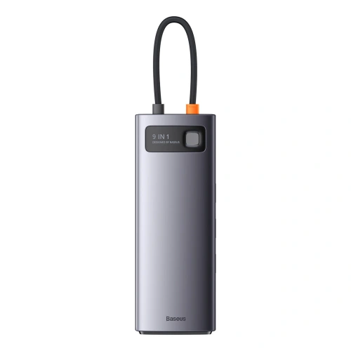 Kup Hub Baseus Metal Gleam Series 9in1 USB-C - 2xHDMI/2xUSB 3.2 Gen. 1/USB 2.0/Power Delivery/SD-Kartenleser/TF-Kartenleser/RJ-45 grau - BSU3600 - {ean13} - Sklep Home Screen