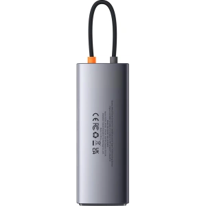 Kup Hub Baseus Metal Gleam Series 9in1 USB-C - 2xHDMI/2xUSB 3.2 Gen. 1/USB 2.0/Power Delivery/SD-Kartenleser/TF-Kartenleser/RJ-45 grau - BSU3600 - {ean13} - Sklep Home Screen