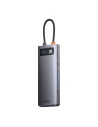Kup Hub Baseus Metal Gleam Series 9in1 USB-C - 2xHDMI/2xUSB 3.2 Gen. 1/USB 2.0/Power Delivery/SD-Kartenleser/TF-Kartenleser/RJ-45 grau - BSU3600 - {ean13} - Sklep Home Screen
