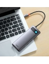 Kup Hub Baseus Metal Gleam Series 9in1 USB-C - 2xHDMI/2xUSB 3.2 Gen. 1/USB 2.0/Power Delivery/SD-Kartenleser/TF-Kartenleser/RJ-45 grau - BSU3600 - {ean13} - Sklep Home Screen