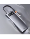 Kup Hub Baseus Metal Gleam Series 9in1 USB-C - 2xHDMI/2xUSB 3.2 Gen. 1/USB 2.0/Power Delivery/SD-Kartenleser/TF-Kartenleser/RJ-45 grau - BSU3600 - {ean13} - Sklep Home Screen