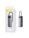 Kup Hub Baseus Metal Gleam Series 9in1 USB-C - 2xHDMI/2xUSB 3.2 Gen. 1/USB 2.0/Power Delivery/SD-Kartenleser/TF-Kartenleser/RJ-45 grau - BSU3600 - {ean13} - Sklep Home Screen