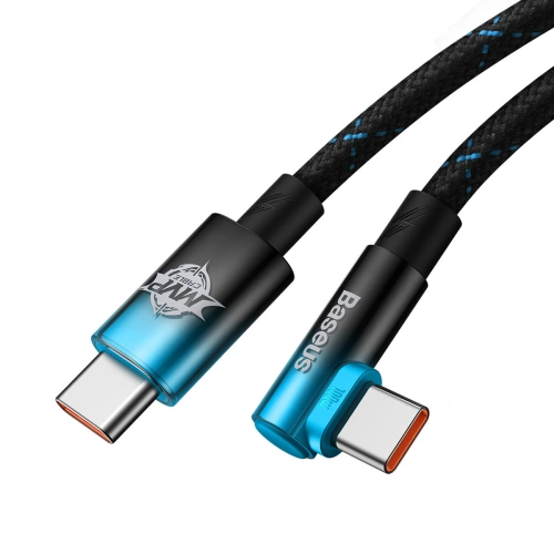 Kup Kabel kątový Baseus MVP Elbow Power Delivery USB-C/USB-C 1m 100W 5A modrý - BSU3601 - {ean13} - Sklep Home Screen