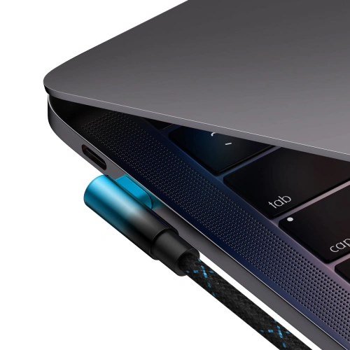 Kup Kabel kątový Baseus MVP Elbow Power Delivery USB-C/USB-C 1m 100W 5A modrý - BSU3601 - {ean13} - Sklep Home Screen