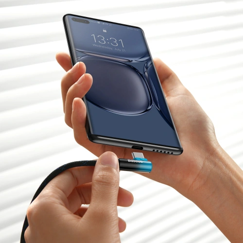 Buy Baseus MVP Elbow Angle Cable Power Delivery USB-C/USB-C 1m 100W 5A blue - BSU3601 - {ean13} - Home Screen Store Europe