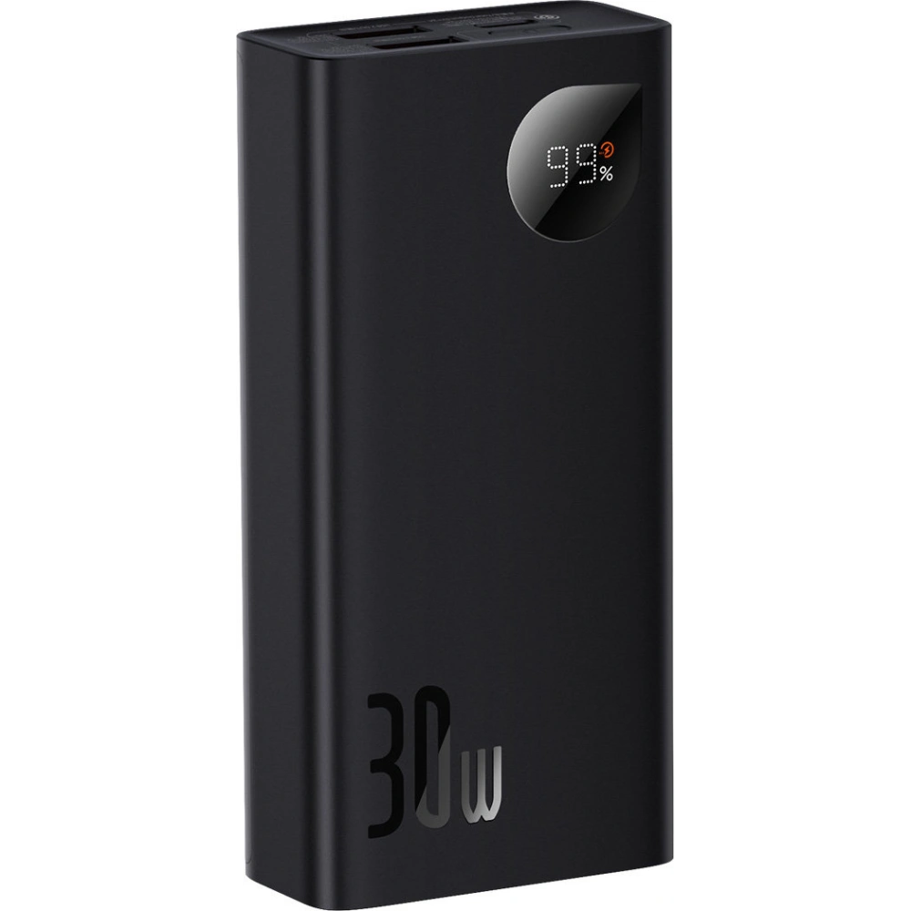 Powerbank Baseus Adaman2 10000mAh 10000mAh 30W 2xUSB/1xUSB-C Overseas Edition PD QC SCP czarny