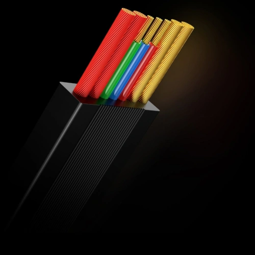 Kup Kábel tekercselt Baseus Traction Series 3in1 USB-C - microUSB/USB-C/Lightning Power Delivery 100W 1,7m fekete - BSU3603 - {ean13} - Sklep Home Screen