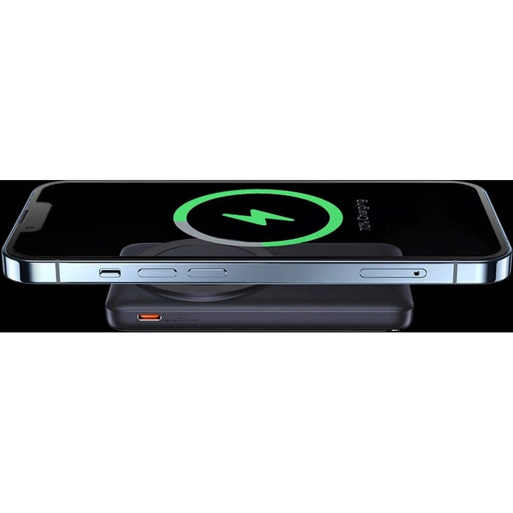 Powerbank Baseus Magnetic Bracket Wireless Charge MagSafe 10000mAh 20W Overseas Edition niebieski + kabel USB-C Xiaobai 60W 0,5m