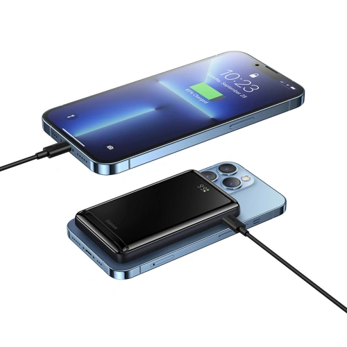 Kup Powerbank Baseus Magnetic tartó vezeték nélküli töltés MagSafe 10000mAh 20W Külföldi kiadás kék + USB-C kábel Xiaobai 60W 0,5m - BSU3604 - {ean13} - Sklep Home Screen