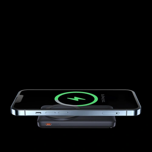 Kup Powerbank Baseus Magnetische Halterung Drahtloses Ladegerät MagSafe 10000mAh 20W Auslandsedition weiß + USB-C Kabel Xiaobai 60W 0,5m - BSU3605 - {ean13} - Sklep Home Screen