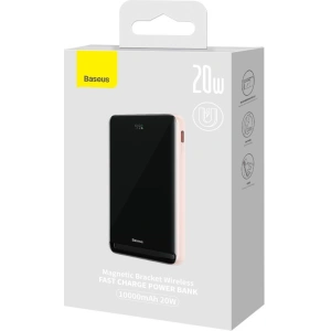 Buy Powerbank Baseus Magnetic Bracket Wireless Charge MagSafe 10000mAh 20W Overseas Edition pink + kabel USB-C Xiaobai 60W 0,5m - BSU3606 - {ean13} - Home Screen Store Europe