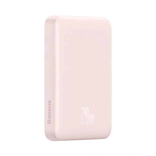 Buy Powerbank Baseus Magnetic Mini 10000mAh 20W pink + USB-C/USB-C Cable 60W 0,5m white - BSU3607 - {ean13} - Home Screen Store Europe