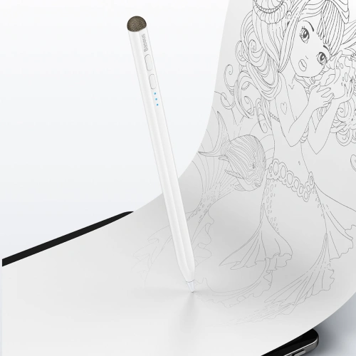 Kup Active stylus Baseus Smooth Writing pentru Apple iPad cu vârf pentru ecrane tactile alb - BSU3608 - {ean13} - Sklep Home Screen