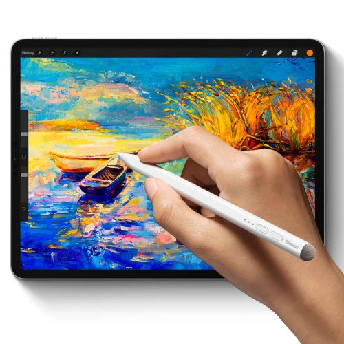 Kup Active stylus Baseus Smooth Writing pentru Apple iPad cu vârf pentru ecrane tactile alb - BSU3608 - {ean13} - Sklep Home Screen