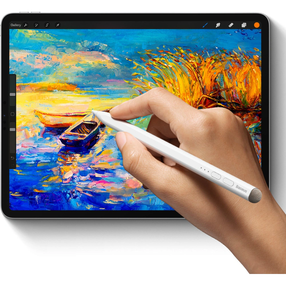 Aktywny rysik Baseus Smooth Writing do Apple iPad z końcówka do ekranów pojemnościowych biały