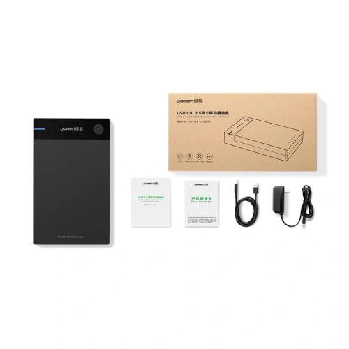 Kup Obudowa HDD 3,5 cala UGREEN SATA USB 3.0 czarny - UGR1416 - {ean13} - Sklep Home Screen