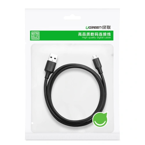 Kup Cablu UGREEN US289 USB/microUSB 2,4A 480Mbps 1,5m negru - UGR1417 - {ean13} - Sklep Home Screen
