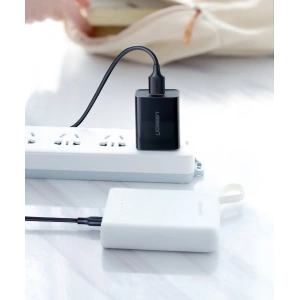 Kabel UGREEN US289 USB/microUSB 2,4A 480Mbps 1,5m czarny