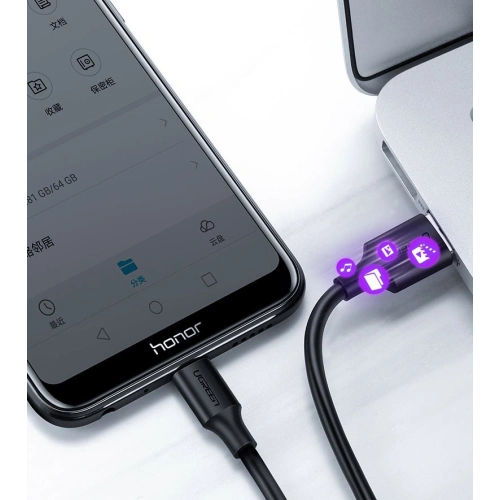 Kup Kabel UGREEN US289 USB/microUSB 2,4A 480Mbps 1,5m černý - UGR1417 - {ean13} - Sklep Home Screen