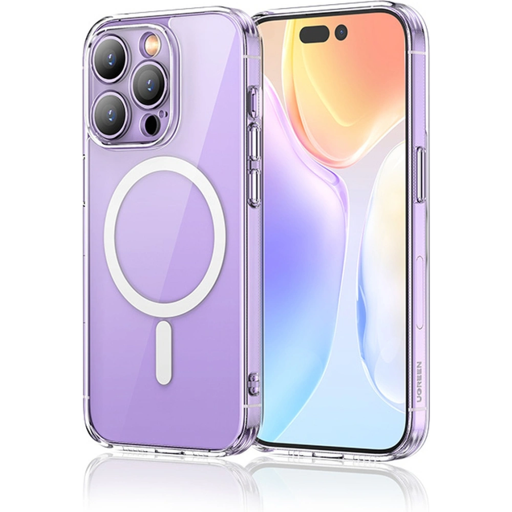 Etui UGREEN LP643 Classy Clear Magnetic Protective MagSafe Apple iPhone 14 Pro przezroczysty