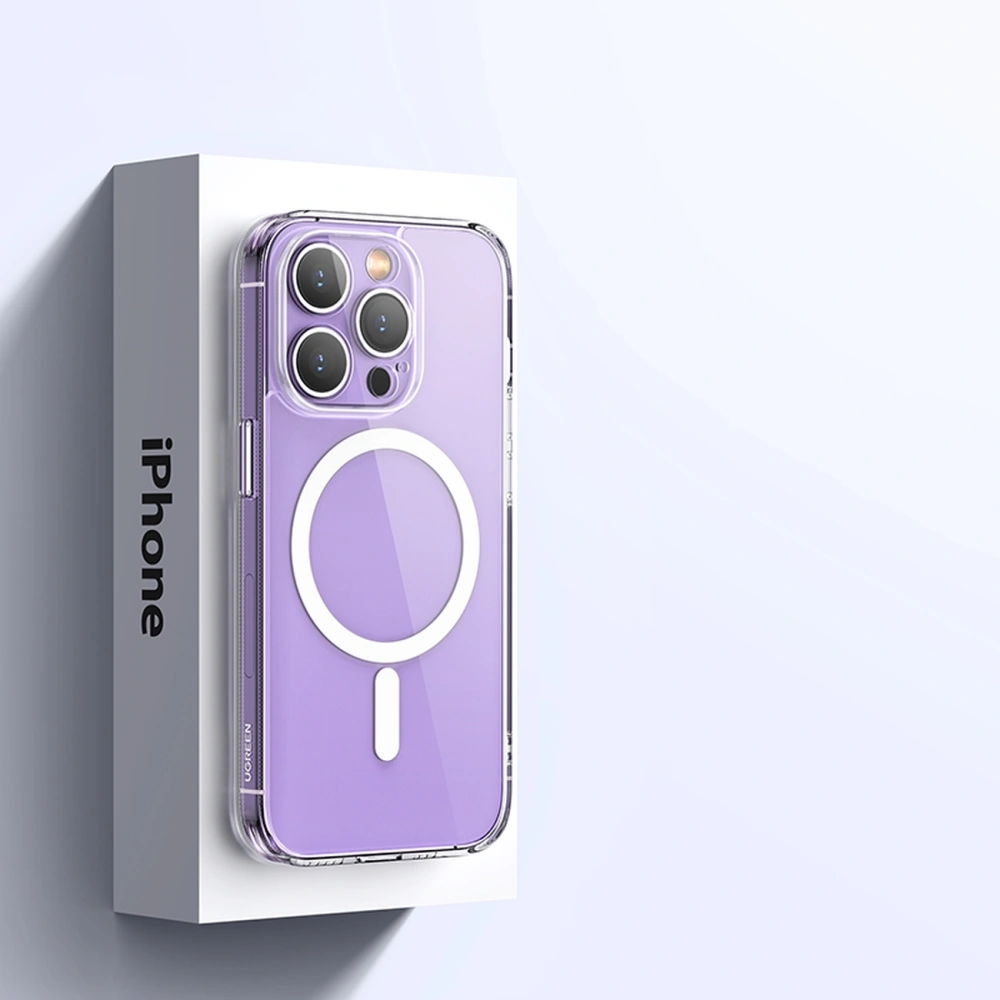 Etui UGREEN LP643 Classy Clear Magnetic Protective MagSafe Apple iPhone 14 Pro przezroczysty