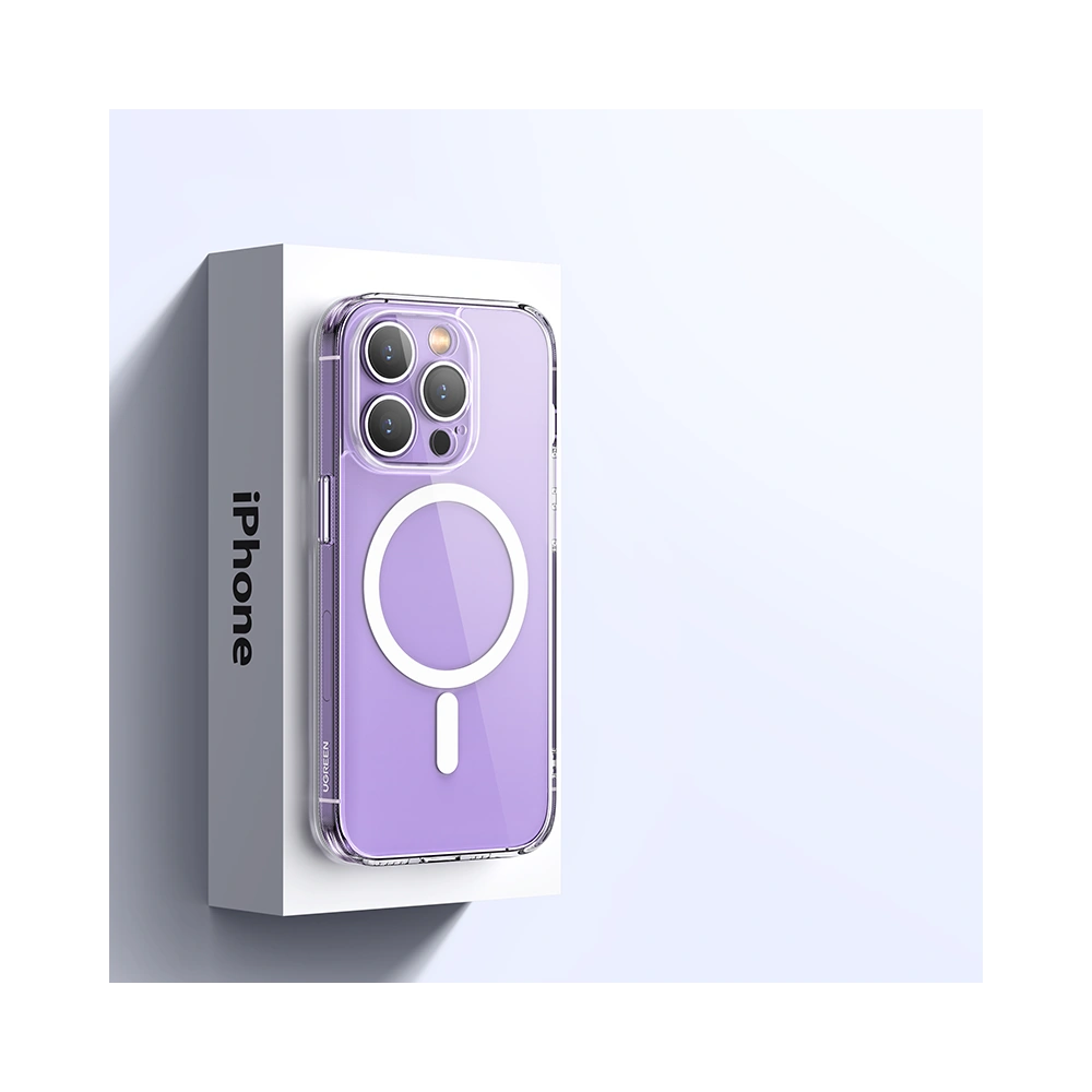 Etui UGREEN LP643 Classy Clear Magnetic Protective MagSafe Apple iPhone 14 Pro przezroczysty